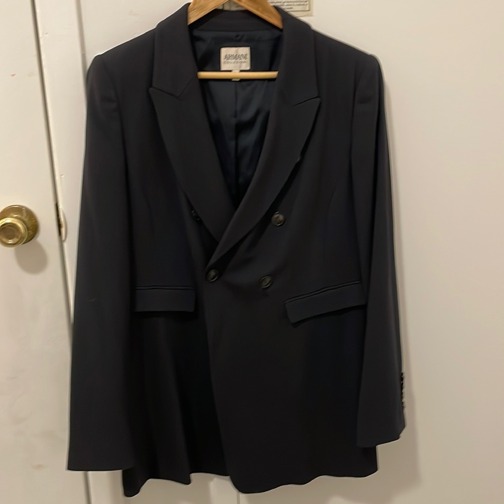 Armani double Brest blazer